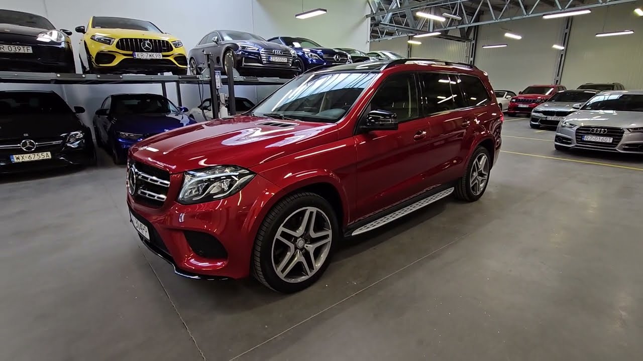Mercedes-Benz GLS 400 4Matic 333 KM, 2016. Monitory. Designo. WIDEOPREZENTACJA.