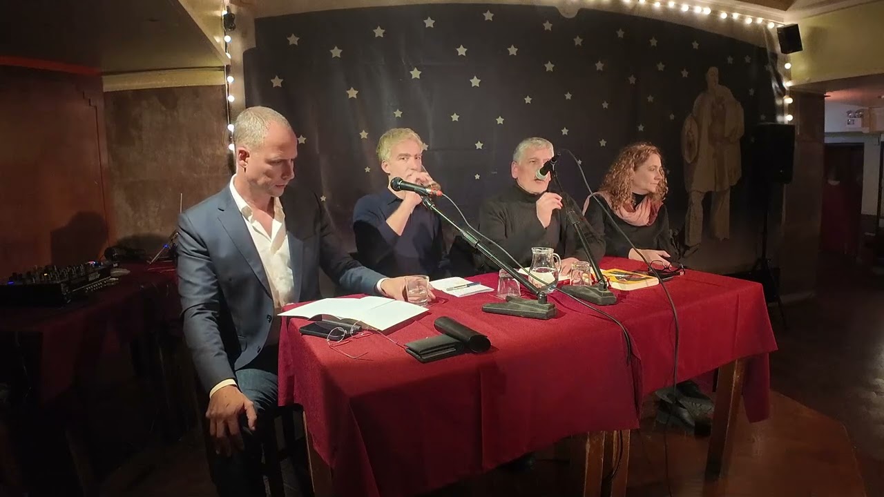 Lançamento de «Arena», de João Fazenda, com Ricardo Araújo Pereira e Jorge Silva, no Bar A Barraca