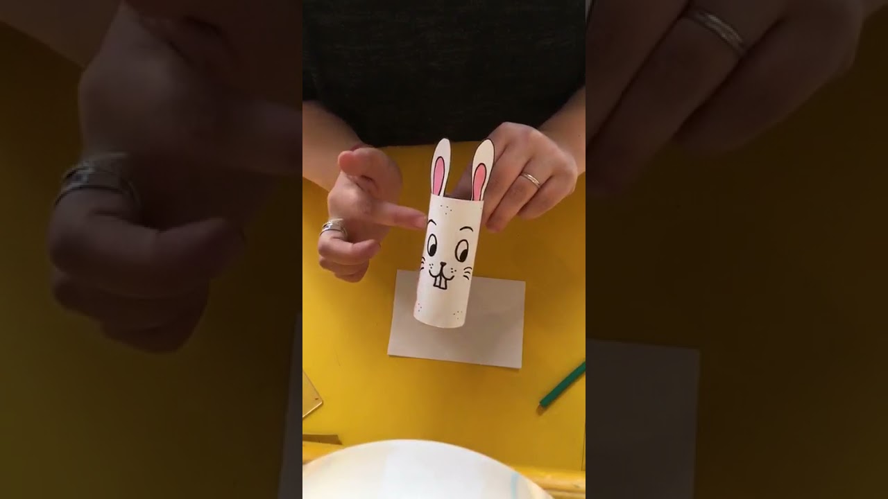 Activité manuelle - Petit lapin en carton