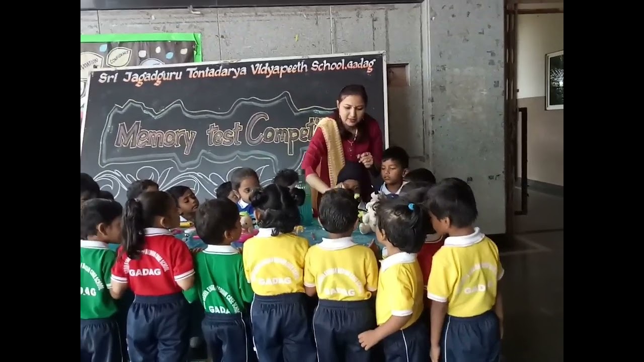 Memory test competition # LKG students # 08/07/2023