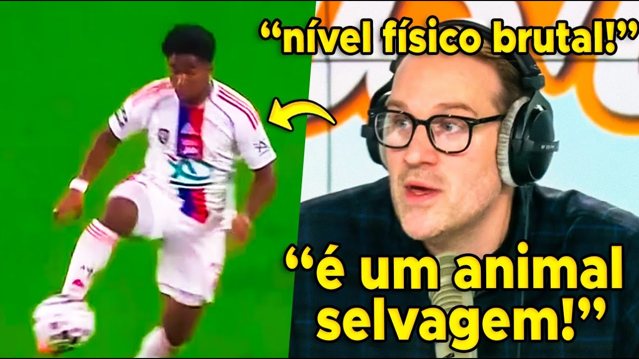 😂FICOU EM CHOQUE ATÉ COM O SHAPE DO ENDRICK!! FRANCESES SE ASSUSTAM COM POTÊNCIA FÍSICA DE ENDRICK!!