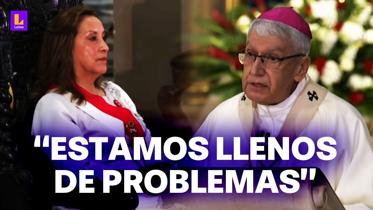 ¿Indirectas a Dina Boluarte? Monseñor Castillo expone cifras alarmantes durante la Misa y Te Deum