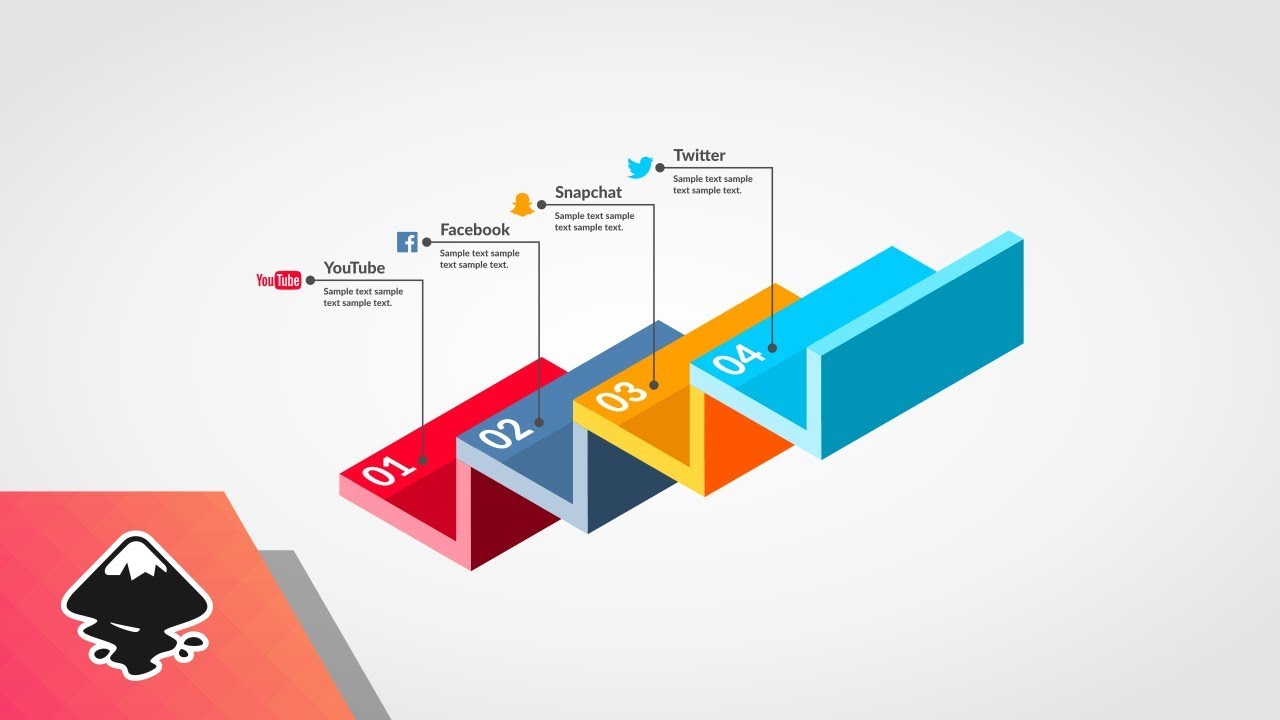 Inkscape Tutorial: Steps Infographic