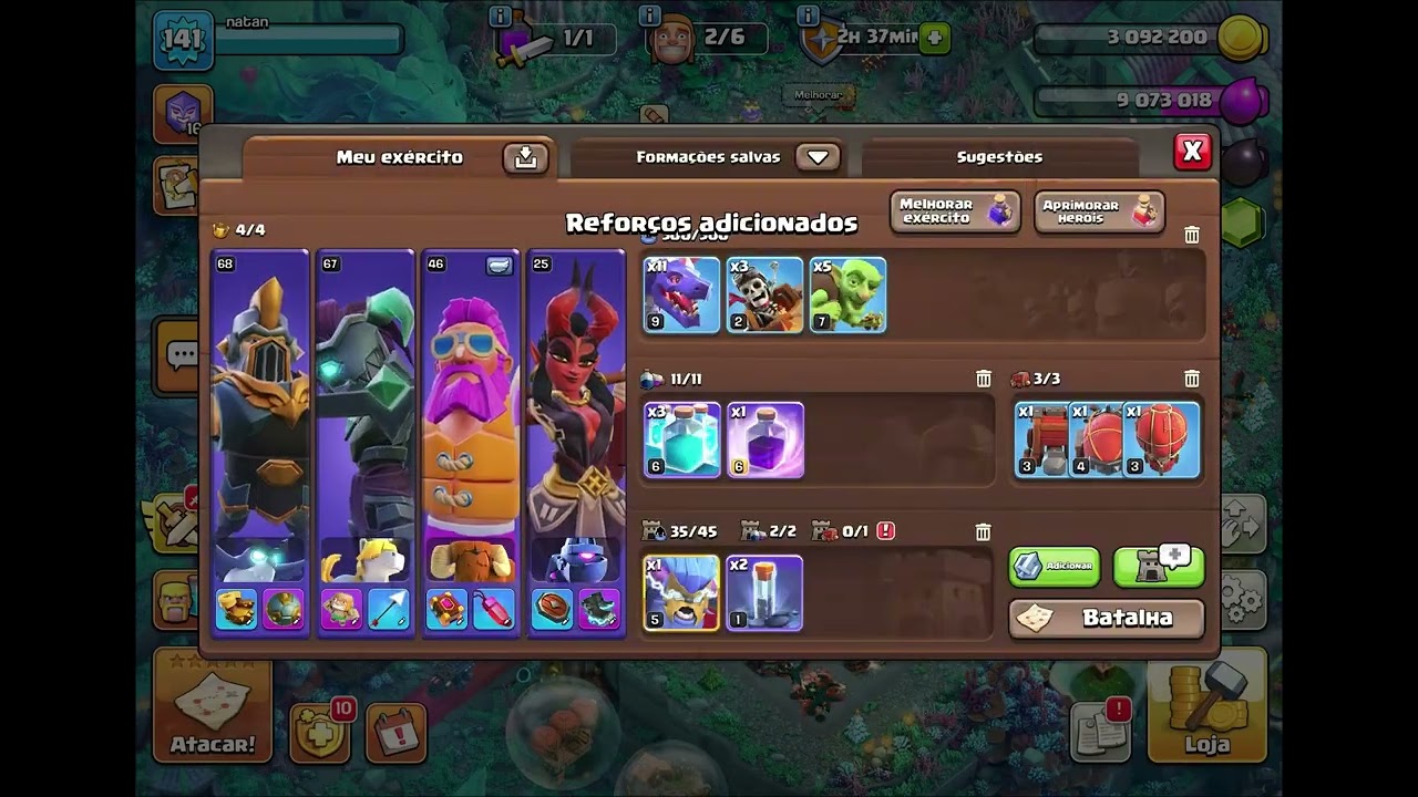 ULTIMO ATAQUE DA LIGA🔥 CLASH OF CLANS