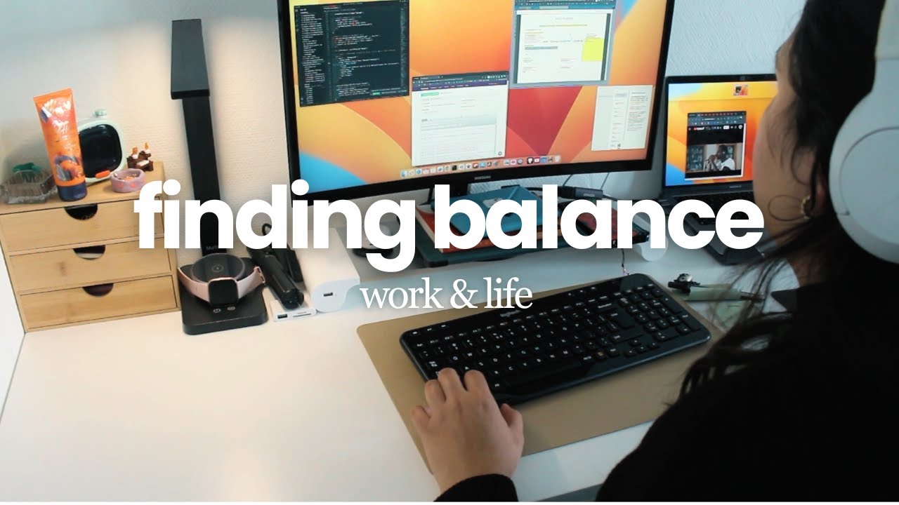 Work & Life Balance ✻ Software Developer, mom life, book haul [balancing work and life]