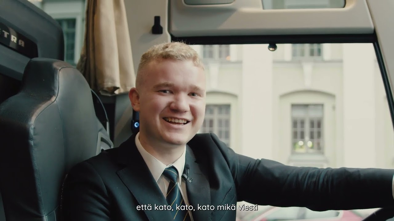 Linja-autonkuljettaja Mikael: Nämä on hienoja hommia
