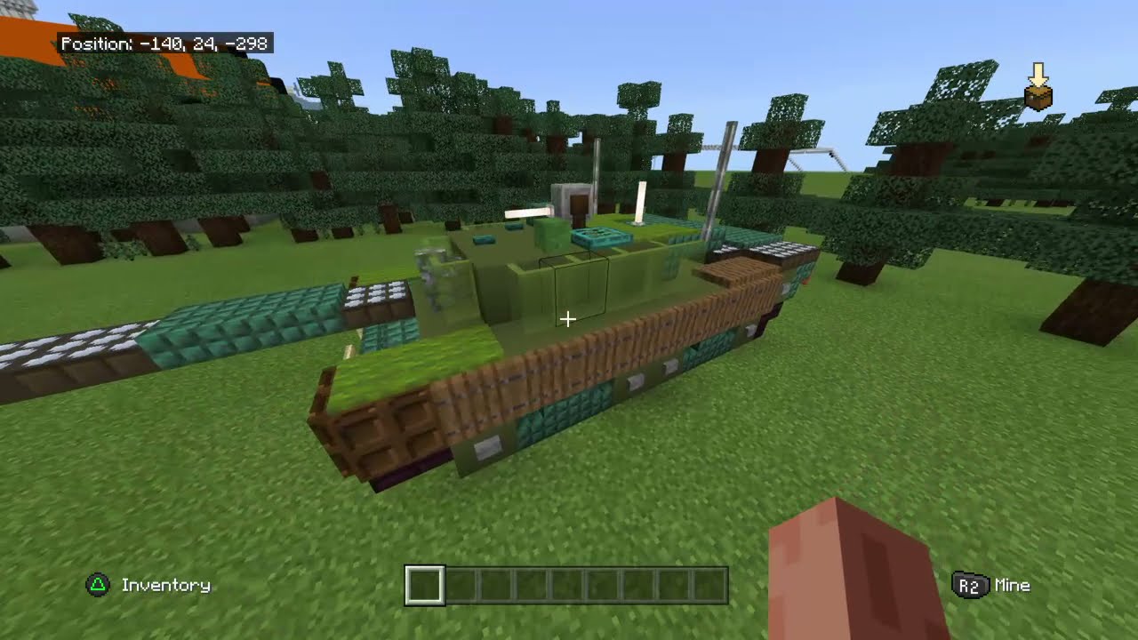 How To Build The Type 90 In Minecraft (1.5:1)