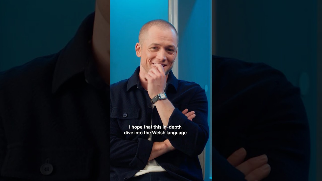 Taron Egerton's favorite Welsh words #carryon