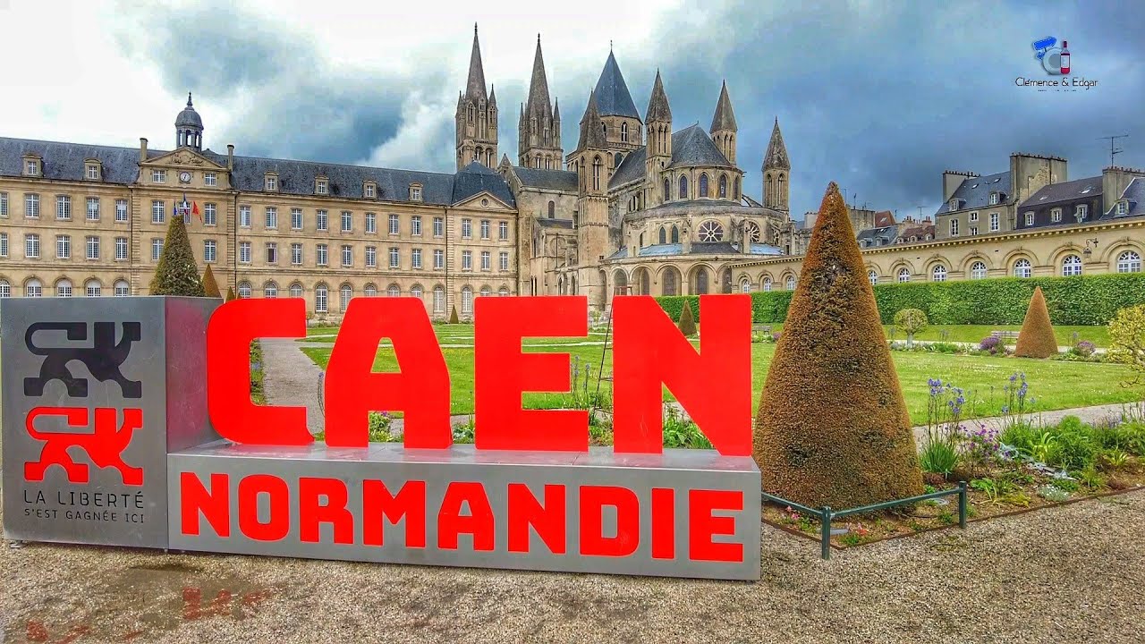 France | Caen 🇫🇷 | Normandie Walking Tour 4K | Abbaye aux Hommes