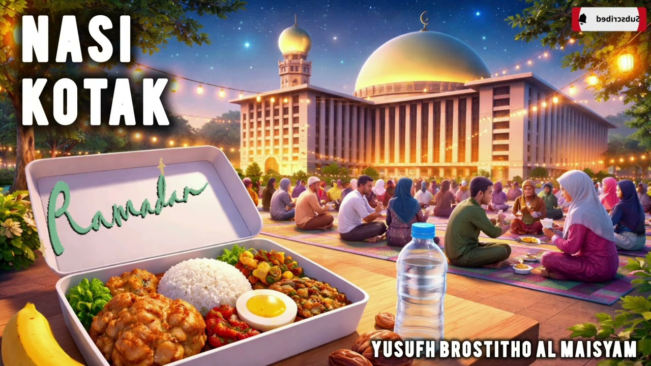 NASI KOTAK RAMADHAN - YUSUFH BROSTITHO AL MAISYAM | LAGU RELIGI TENTANG BERBUKA PUASA DI ISTIQLAL