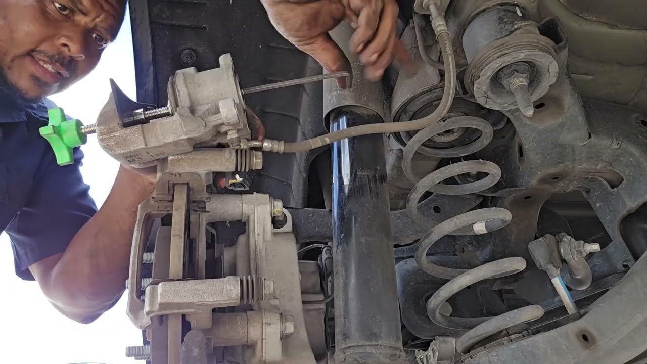How to do rear pads on 2020 palisade equipped with electronic parking brakes without a special tool
