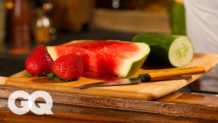 How to Make a Watermelon & Rosé Cocktail That's Not Just For Women with GQ