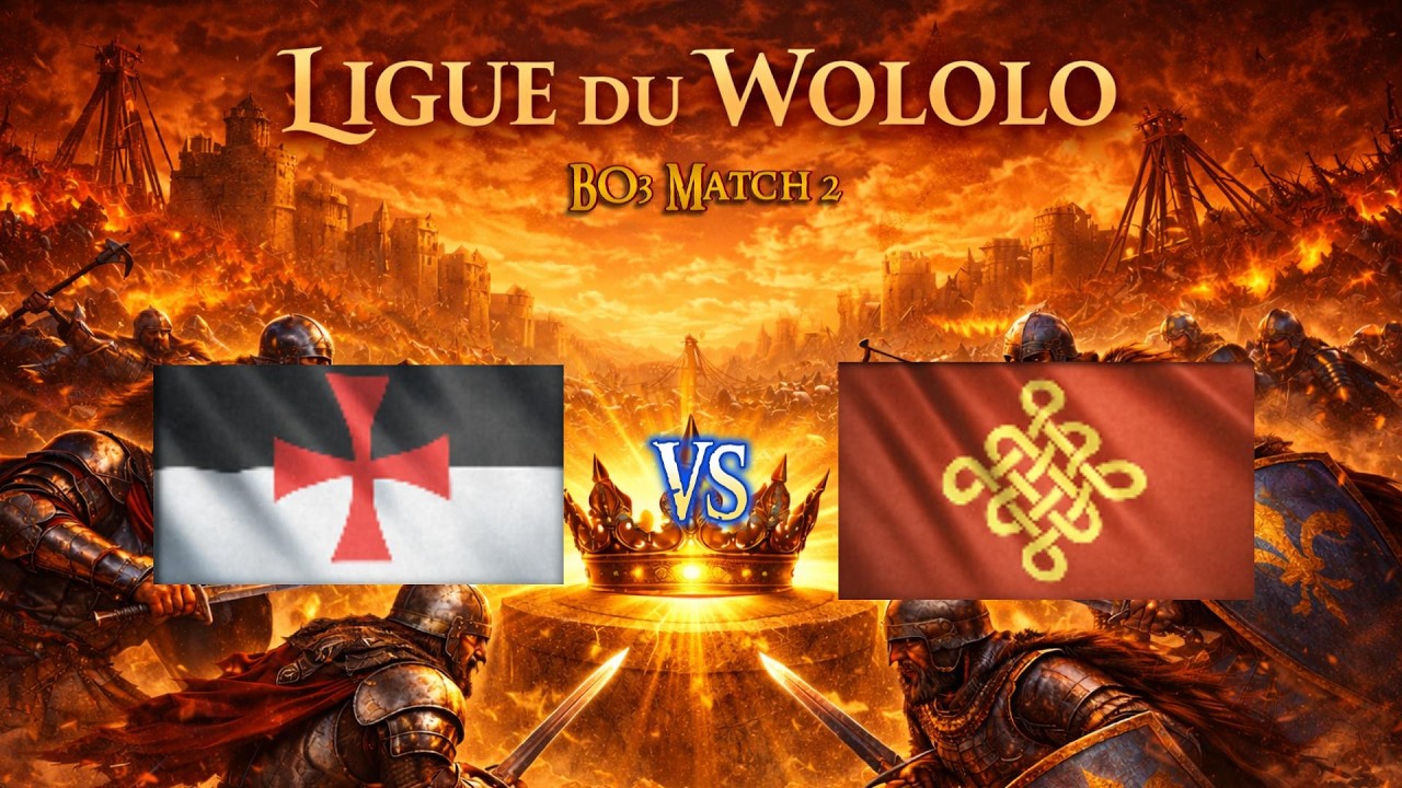 AOE4  - Go chercher la Victoire en Templier sur l'eau  Match 2 Cast Tournoi LDW