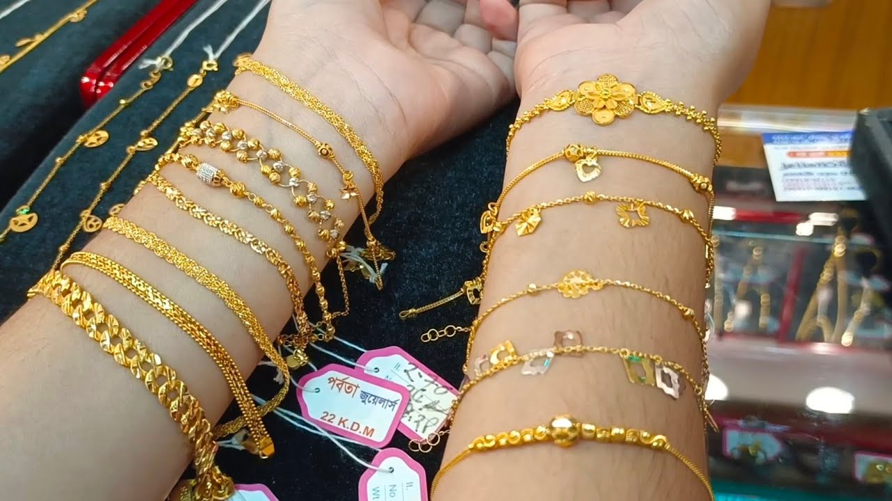 Buy Gold Bracelet from just 2 annas 😱😱 | Lightweight Gold Bracelet Design With Price 2024