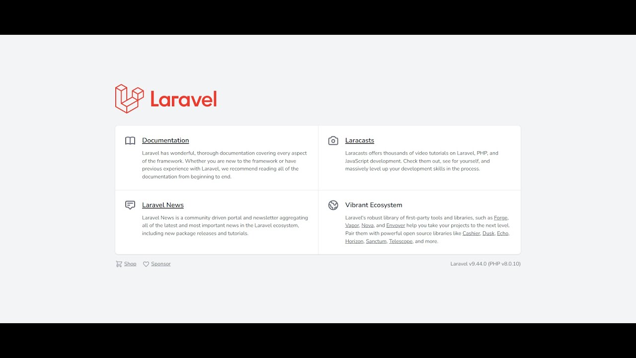 Laravel Installation Guide