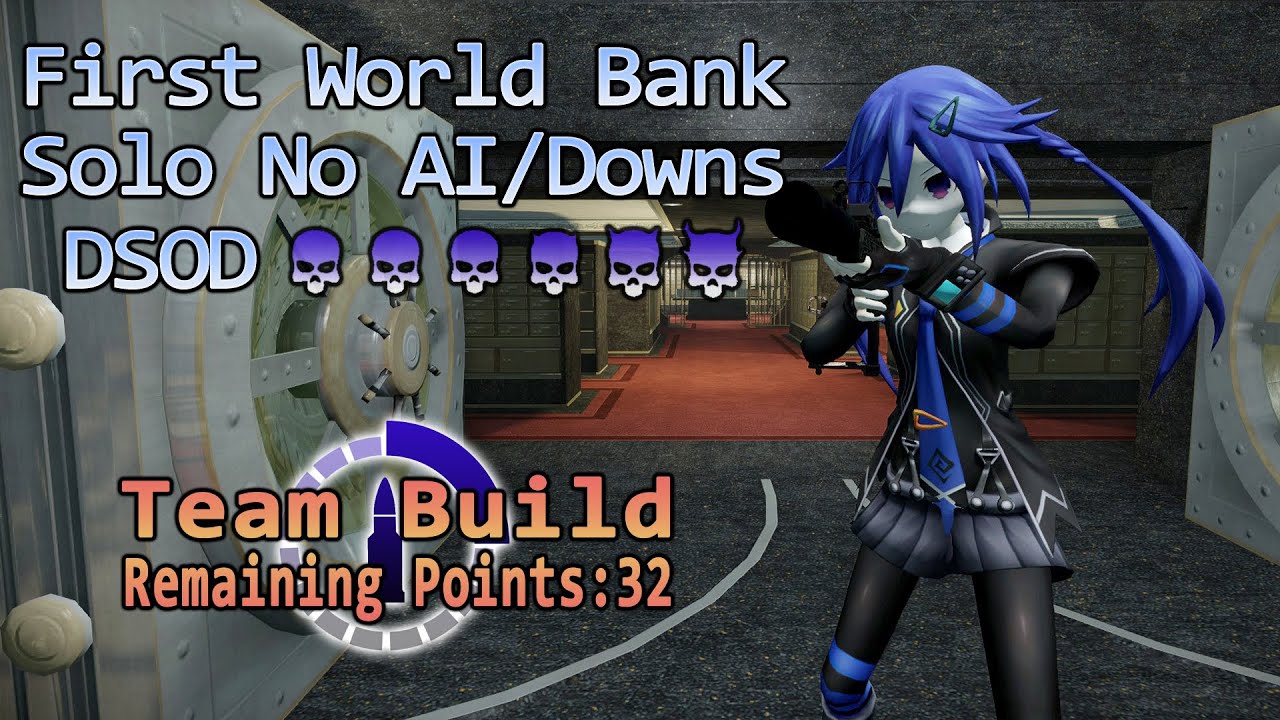 Payday 2 - First World Bank DSOD Solo Loud (No AI/Downs/Deploy) Rogue Overkill Aced Build