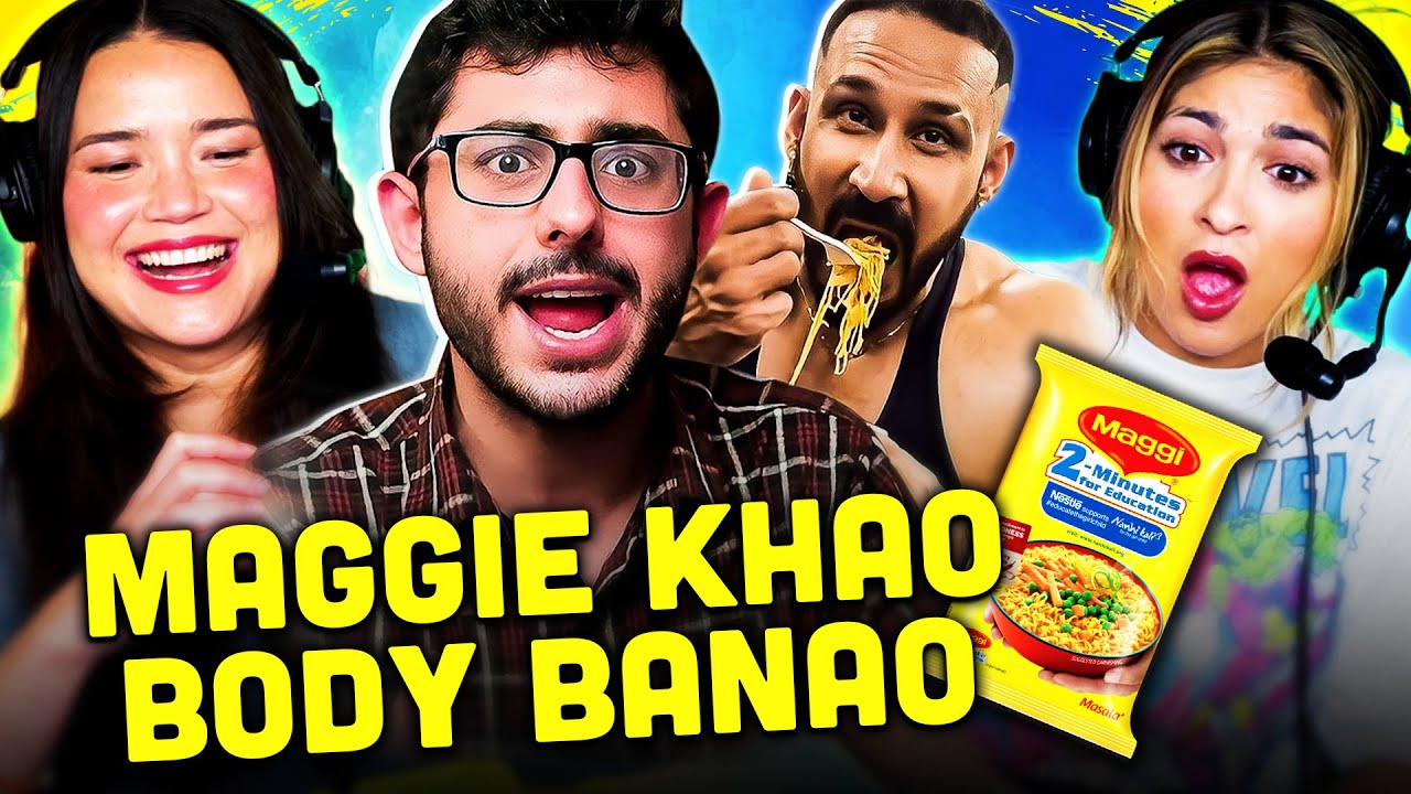 CARRYMINATI | Maggie Khao Body Banao REACTION!