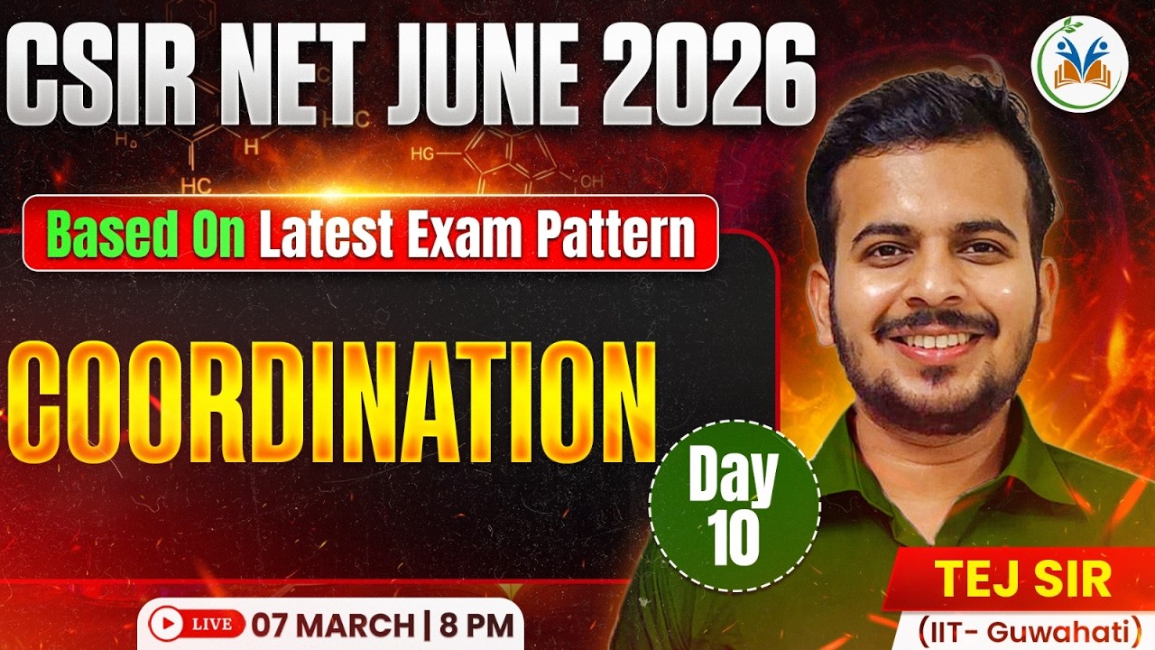 CSIR NET June 2026 Preparation | CSIR NET Chemical Science Coordination | CSIR NET CHEMISTRY