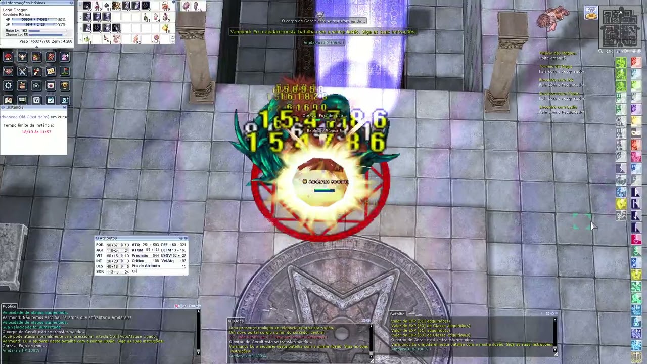 Ragnarok Latam RK Crit (em progesso) vs Amdarais Sombrio
