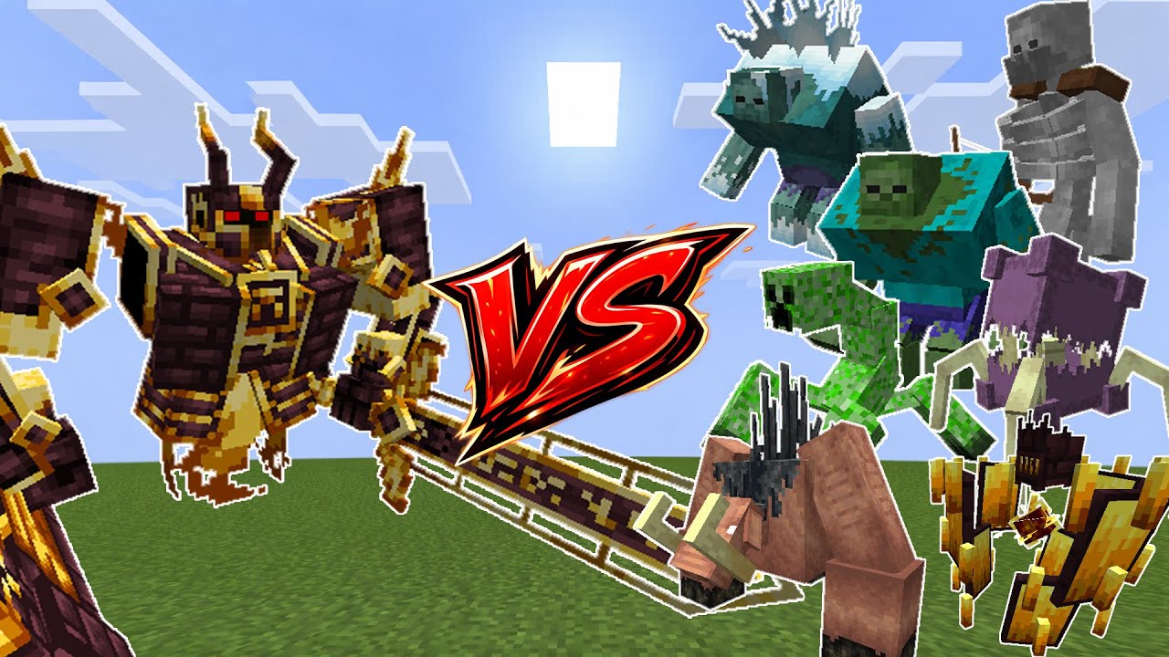 IGNIS vs All Mutant Bosses at Once | Minecraft Mob Battle