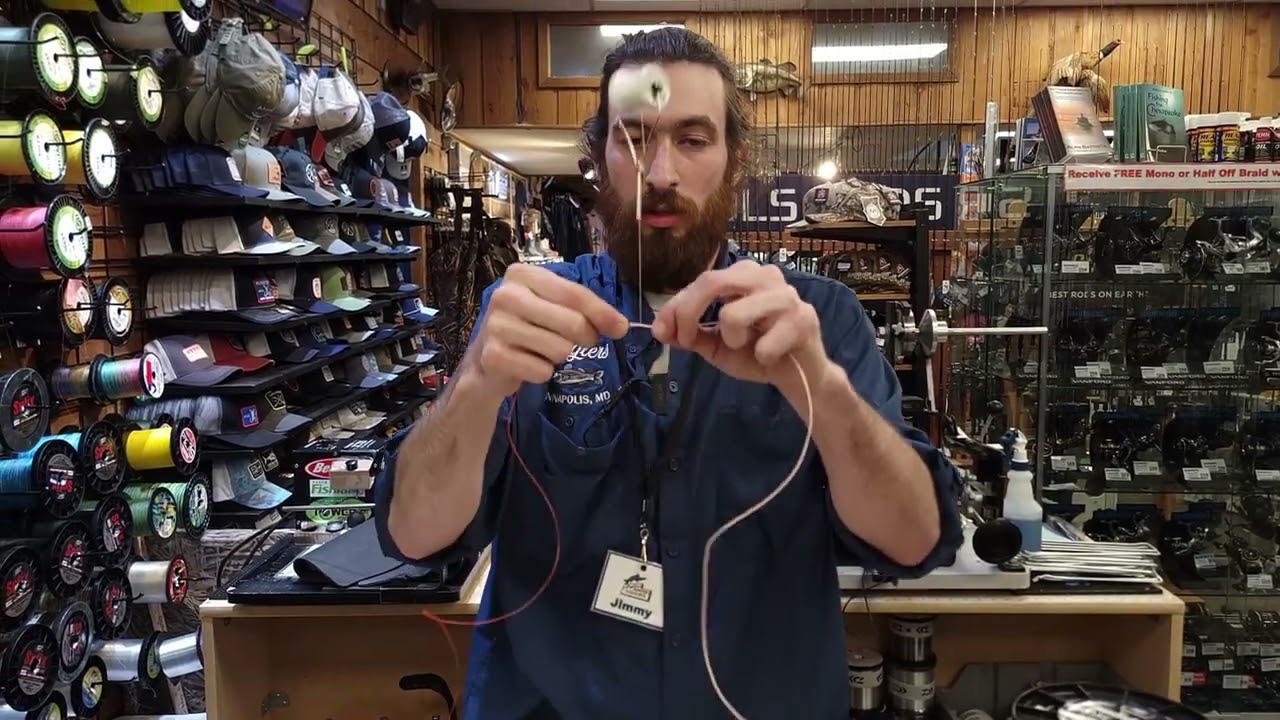 How To Splice Hollow Core Braid to Monofilament Fishing Line!