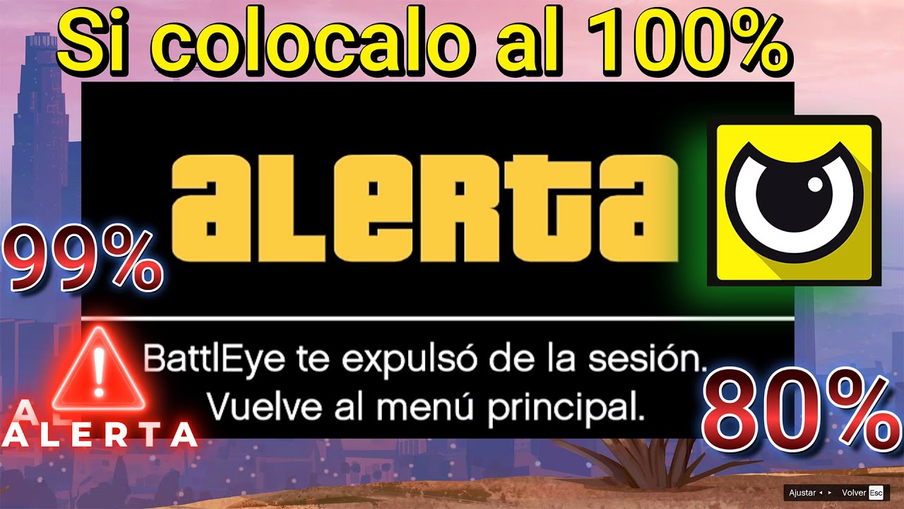 ✅Qué hacer si el BattlEye te expulsa del GTA ONLINE versión mejorada (gta enhanced)