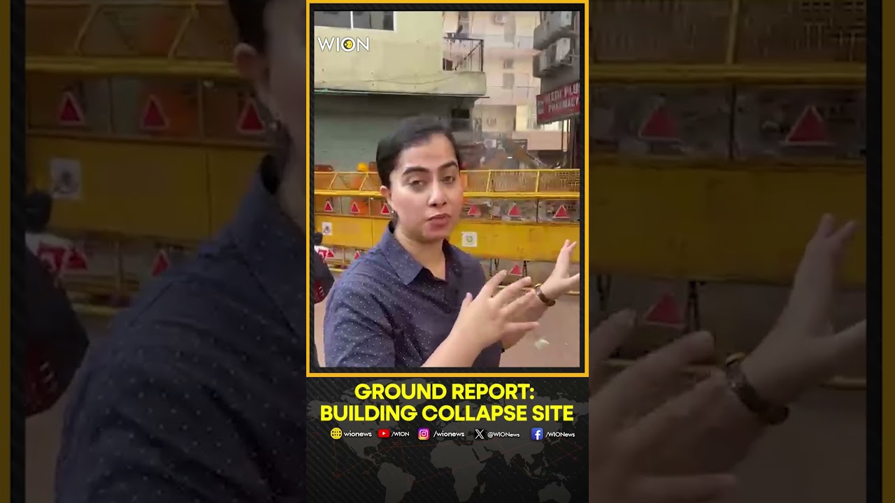 Delhi Building Collapse: Rubble Still Being Cleared At Satya Niketan Building Collapse Site&nbsp;| WION
