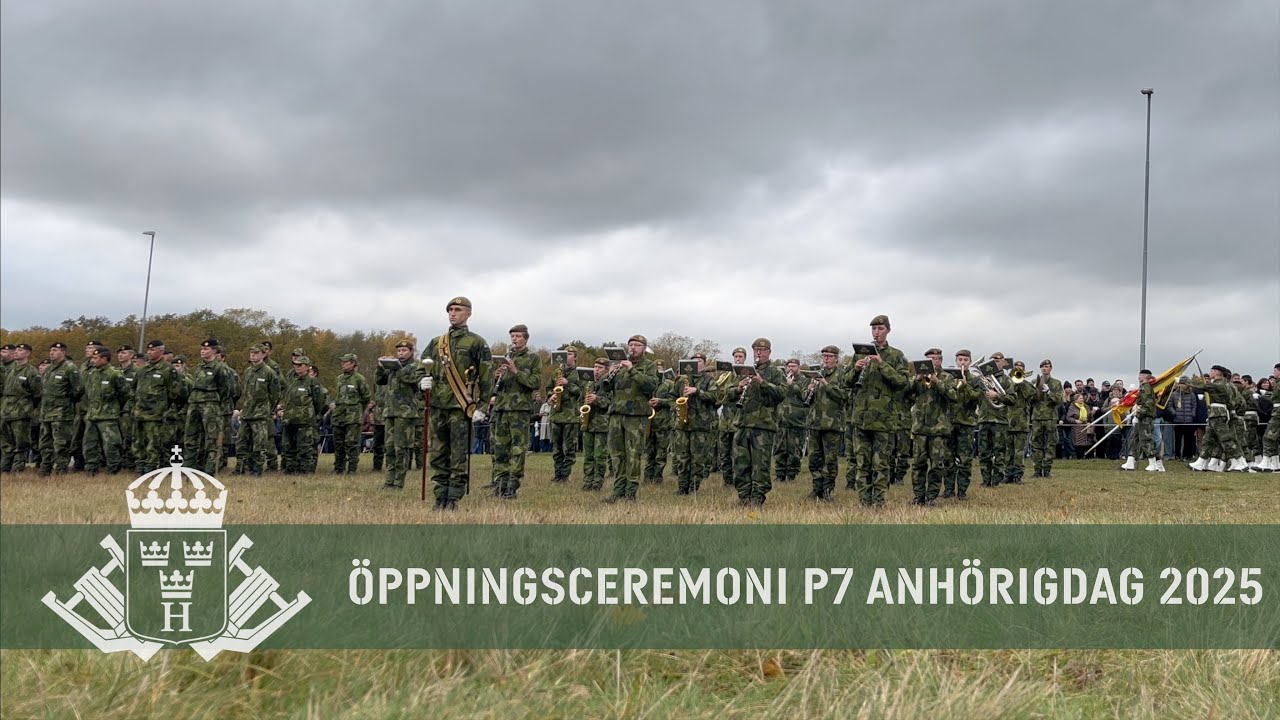 Hemvärnets musikkår Ystad - Öppningsceremoni P7 Anhörigdag 2025