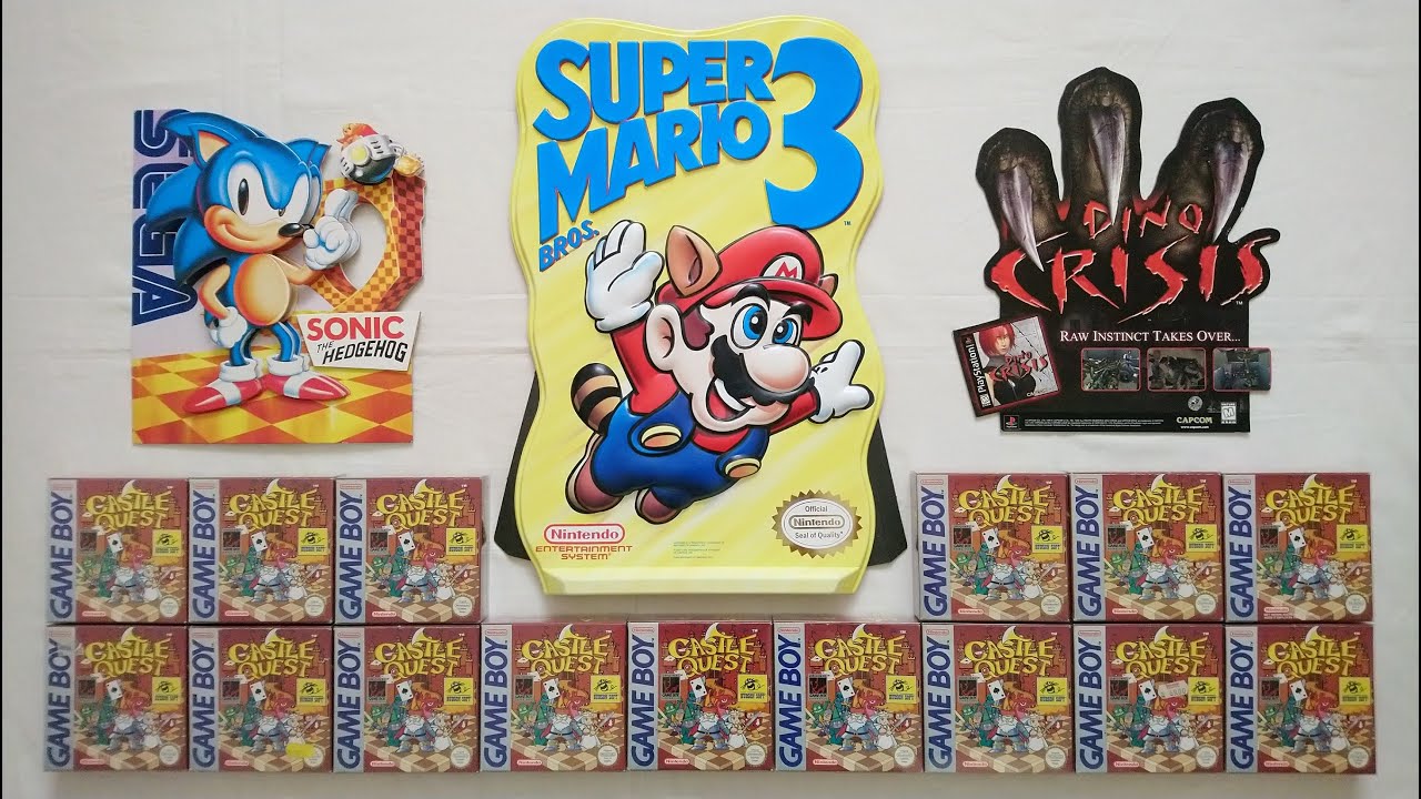 Retro Video Game Promo Collection (PART 300) - Store Displays meet Games (Nintendo,Sega,Sony)