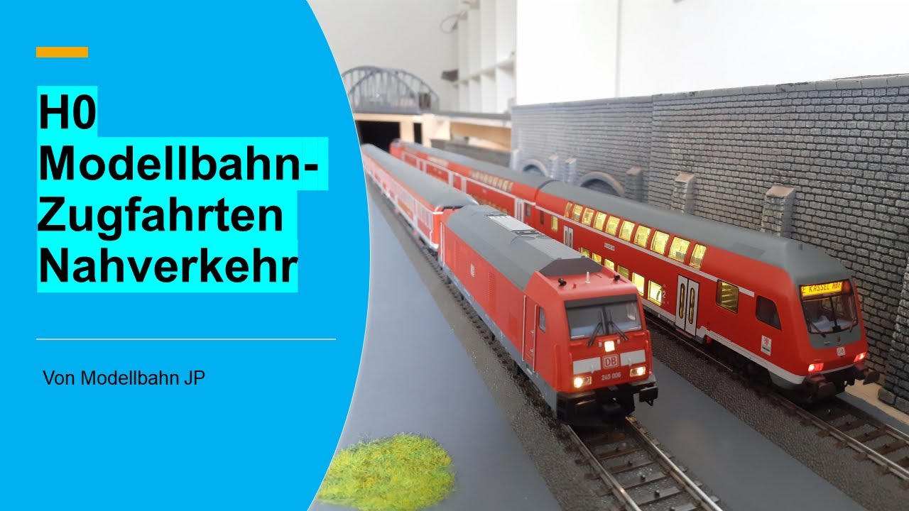 Modellbahn H0 - Zugfahrten Nahverkehr
