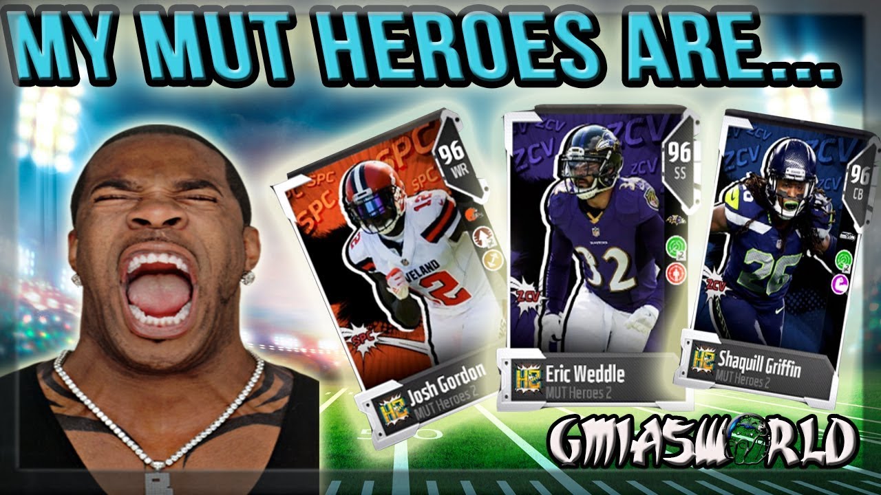 MUT HEROES 2 PLAYERS I CHOSE AND WHY FULL DETAILS EXPLAINED SOLOS SETS MADDEN 18 ULTIMATE TEAM