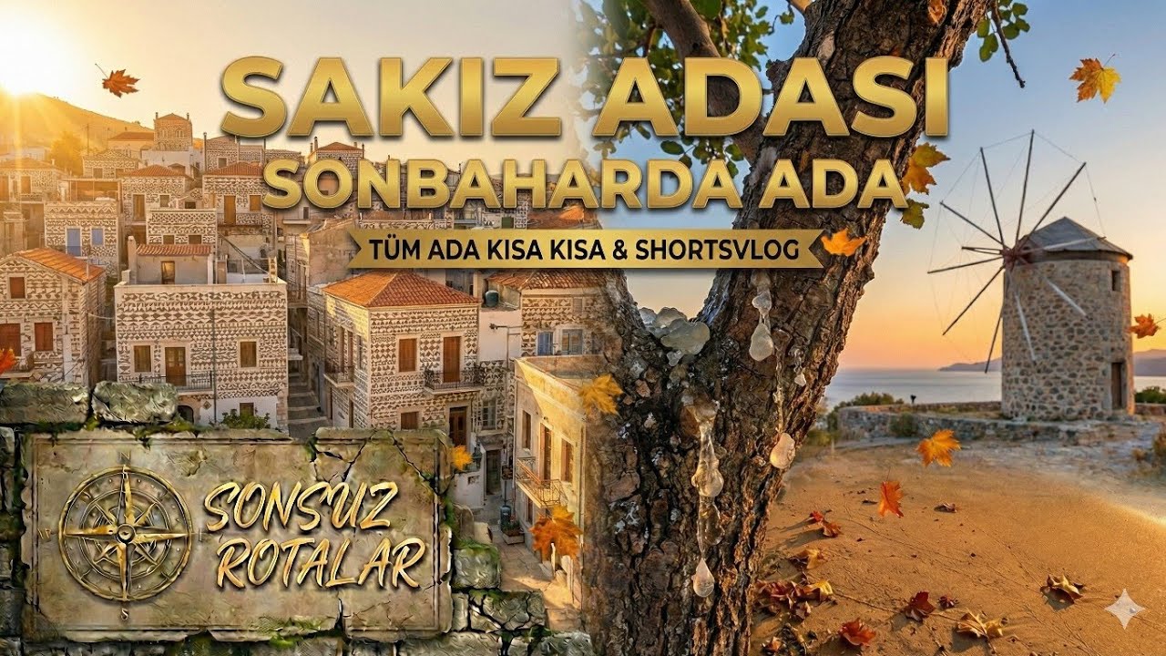 Sakız Adası’nda Sezon Sonu Tüm Ada Vlog | Yaz Kalabalığı Gitti, Ege’nin Sakinliği Geldi...