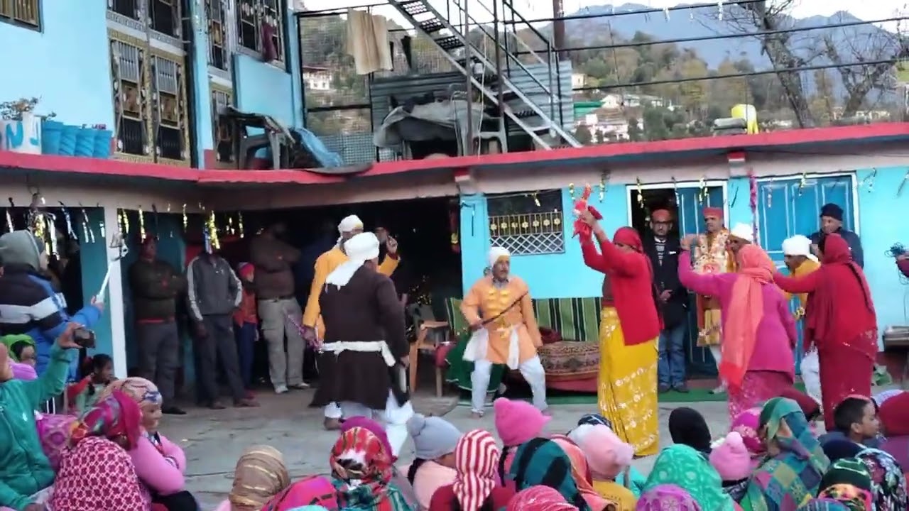 पांडव नृत्य उत्तराखंड की प्राचीन लोक परंपरा ।पांडव नृत्य ढोल-दमाऊ की गूंज,   #PandavNritya #