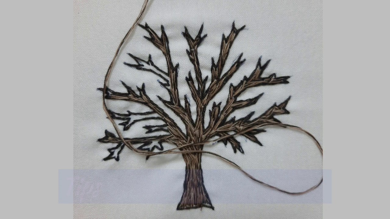 Tree Embroidery Tips