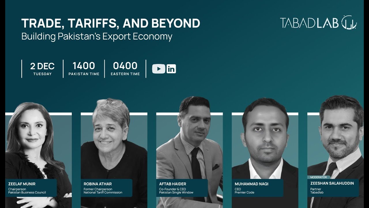Trade, Tariffs, and Beyond: Building Pakistan’s Export Economy