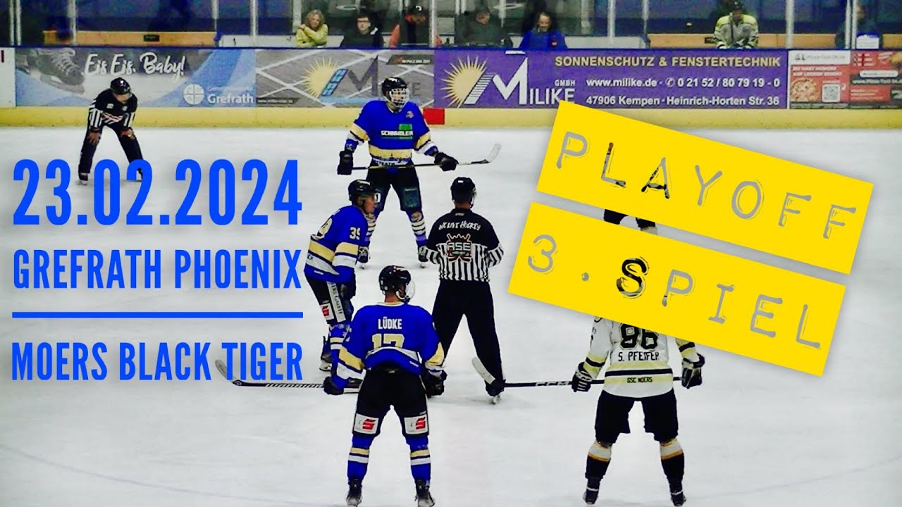 2024 02 23 #Grefrath  Phoenix # Moers Black Tiger # Playoff  3. Spiel