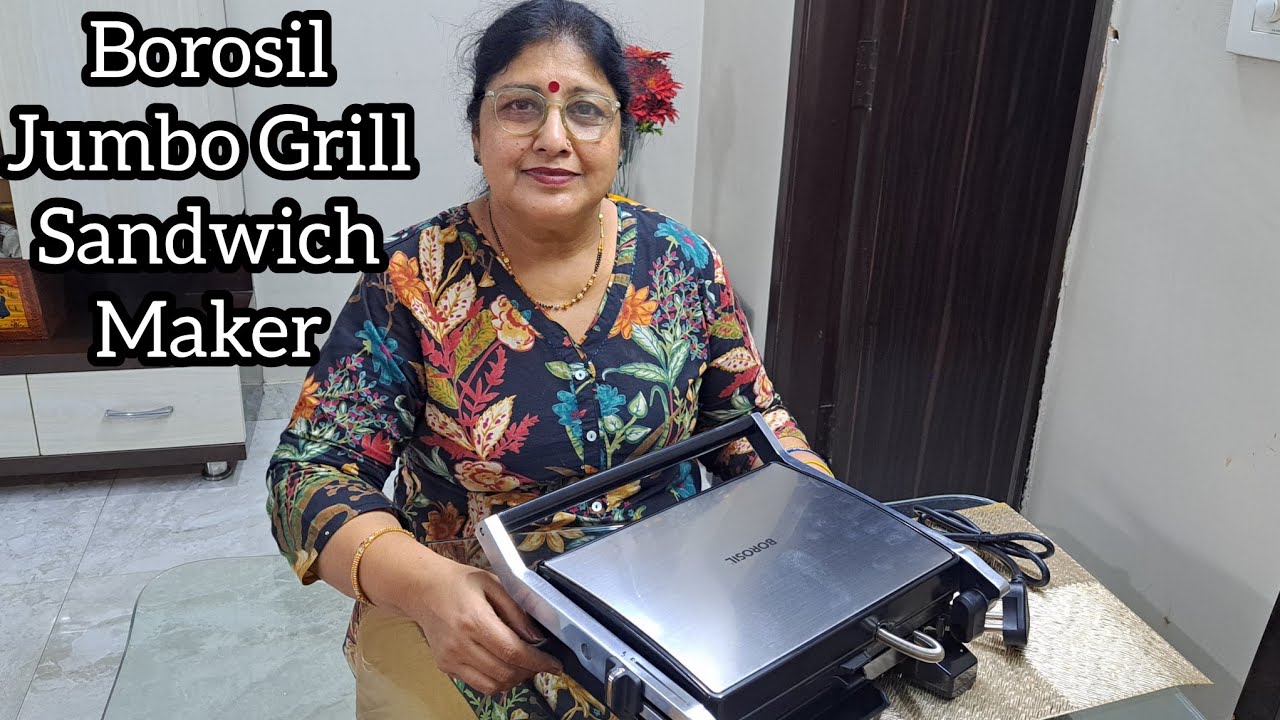 Borosil Super Jumbo 180 Grill Sandwichmaker - Unboxing | Meeta ka Zayka