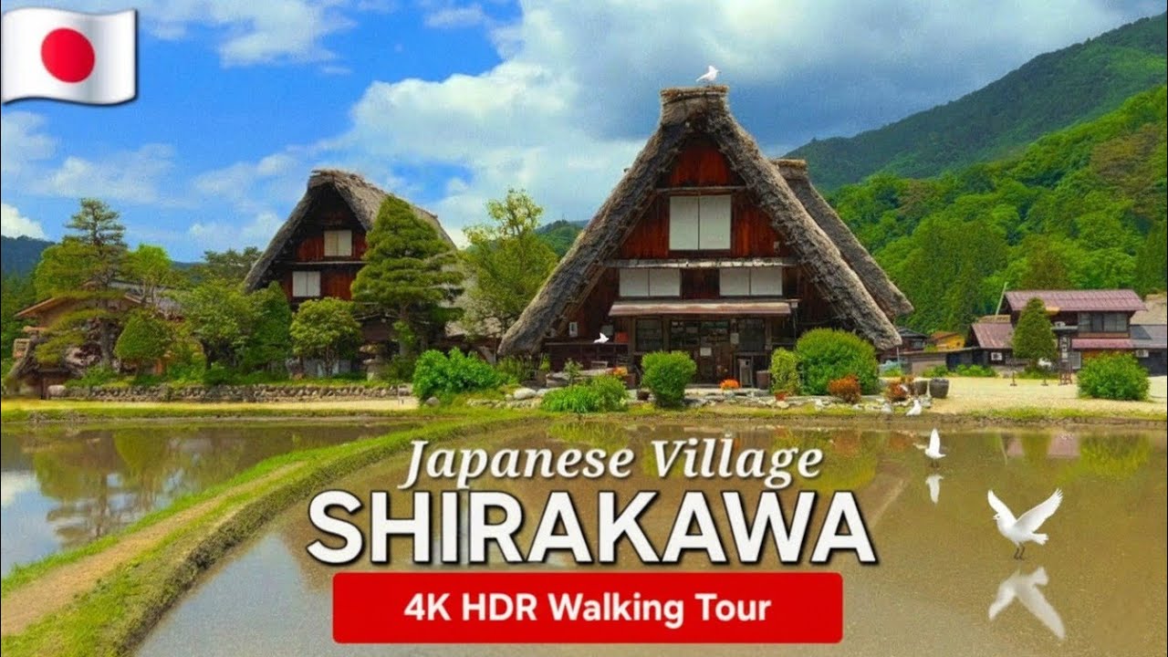 Shirakawa-go, Japan 🇯🇵 I can't believe this is REAL! Village Walk & Hilltop Views | 4K HDR
