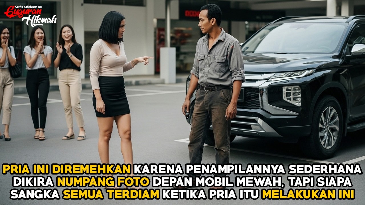 Dihina Numpang Foto Depan Mobil Mewah Karena Penampilannya, Satu Tombol Dipencet & Semua Orang Heran