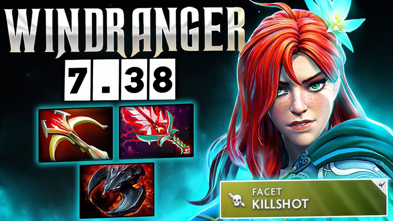 7.38 Windranger is Insanely OP🔥🔥🔥One Shot Power Shot 40Kills | Dota 2