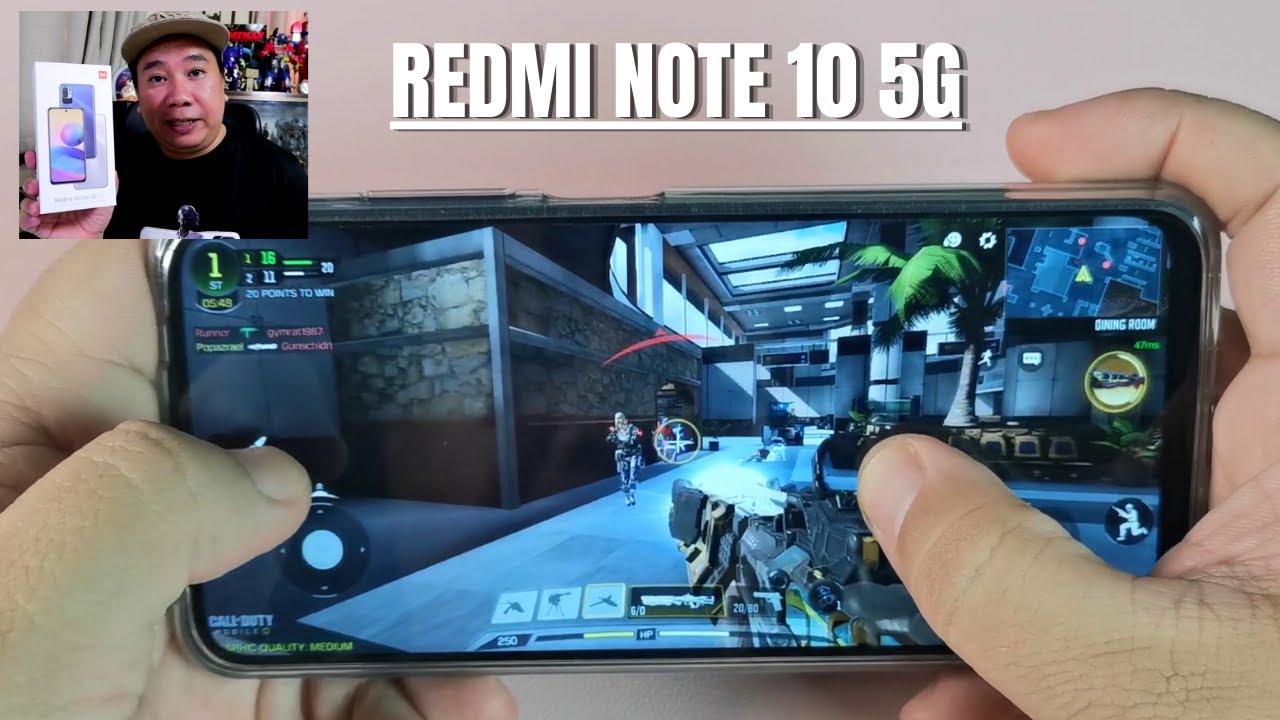 REDMI NOTE 10 5G - CALL OF DUTY MOBILE -  MULTIPLAYER  GAME TEST