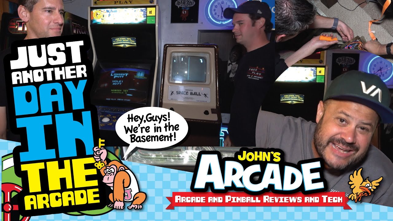 Just another day in the arcade. NBA Fastbreak move, Paperboy fix, Mortal Kombat II is down, I, Robot