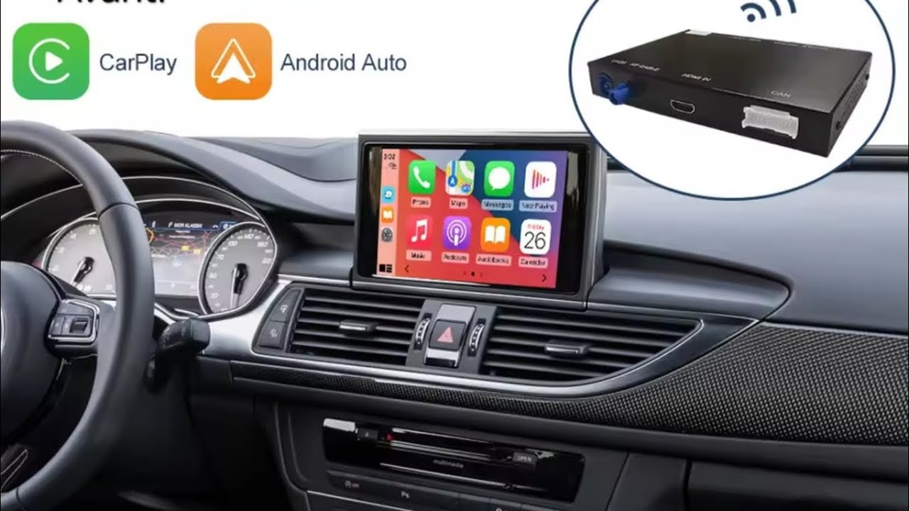 Установка ММІ. Apple Carplay, Android auto на Audi A6 C7 Avant.