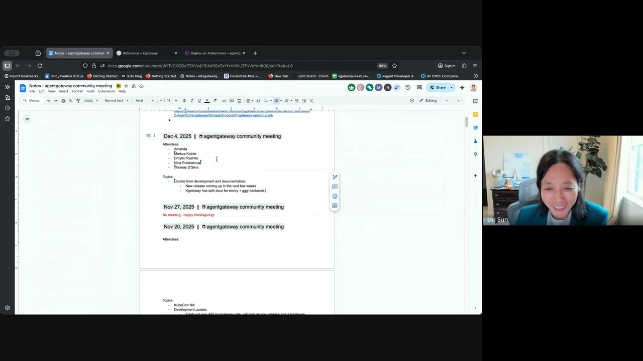 agentgateway community meeting - 2025/12/04 14:00 EST - Recording