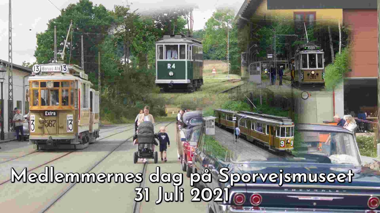 Medlemmernes dag på Sporvejsmuseet 31/7 - 2021