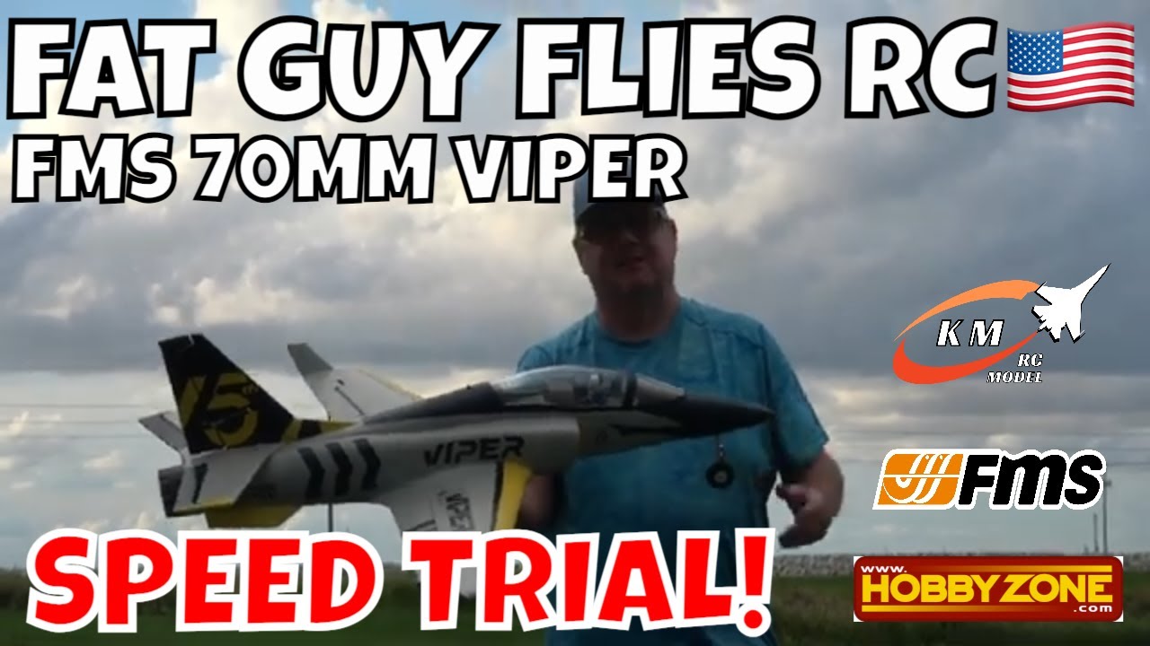 FMS 70MM VIPER SPEED TRIAL by FGFRC 