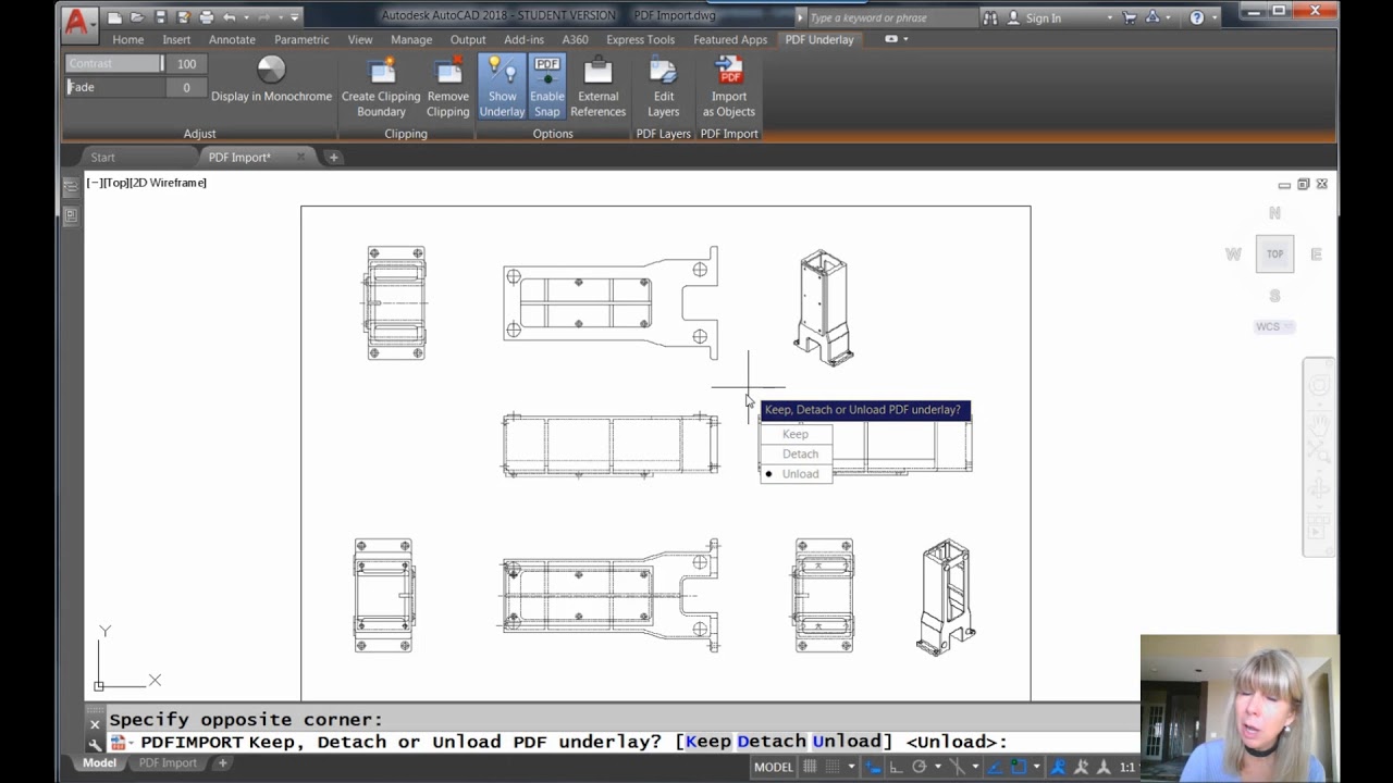 AutoCAD Video Tips: Convert PDF Underlays to AutoCAD Objects (Lynn Allen/Cadalyst Magazine)