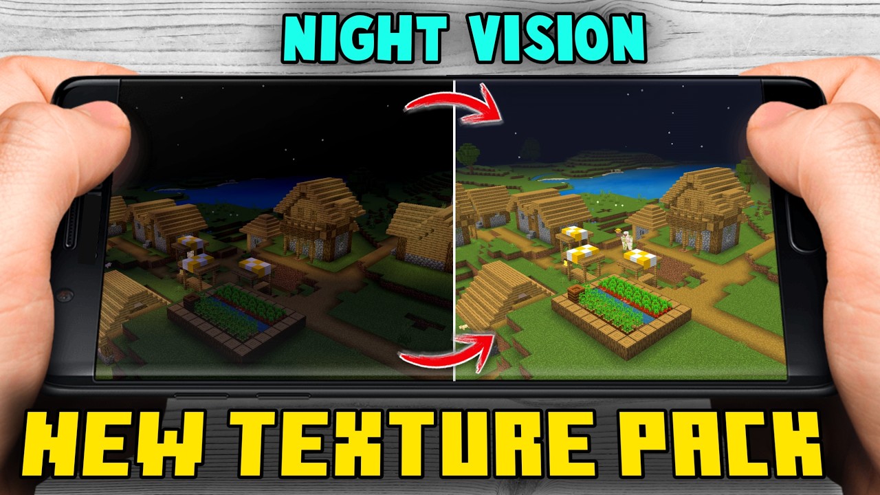 Best Night Vision Mod For Minecraft 1.21+ | Minecraft Night Vision Texture Pack