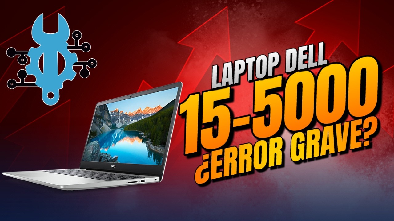 Como desarmar laptop DELL 15-5000, Solución de pantalla azul, ¡No ingresa a windows!