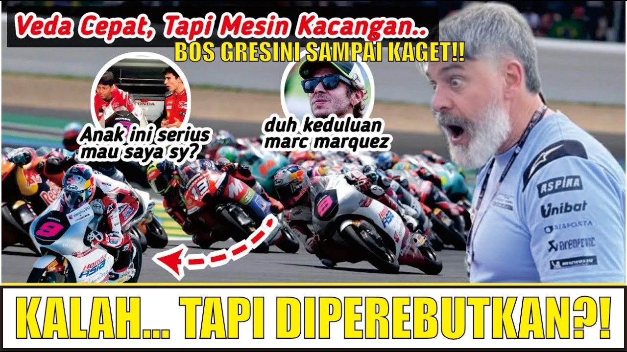 PECAH! Bos Gresini Kaget Lihat Veda Ega Pratama &mdash; Kalah Tapi Jadi Rebutan Elite MotoGP!